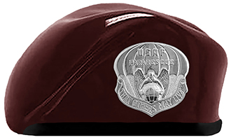 Air Force Pararescue Military Maroon Ceramic Beret